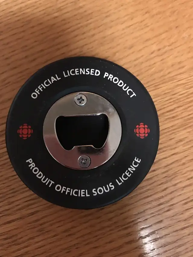 Hockey night in Canada puck bottle opener in Arts & Collectibles in Markham / York Region - Image 3