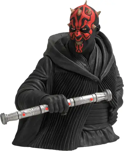 Diamond Select Toys Darth Maul Vinyl Bust Coin Bank, View more