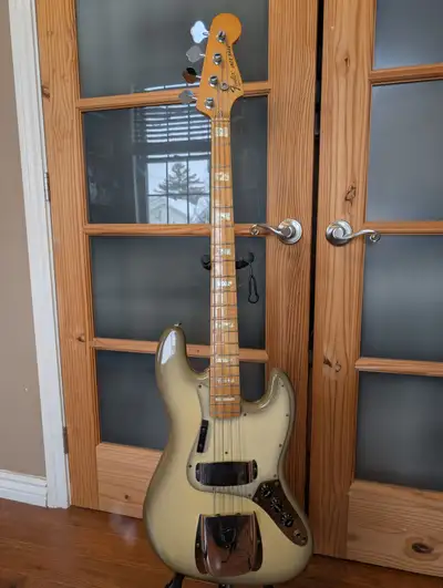 1978 Fender Jazz Bass in Rare Antigua Finish [near-excellent], View more