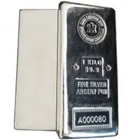 1 kilo Royal Canadian Mint Silver Bar RCM Silver Bullion NEW
