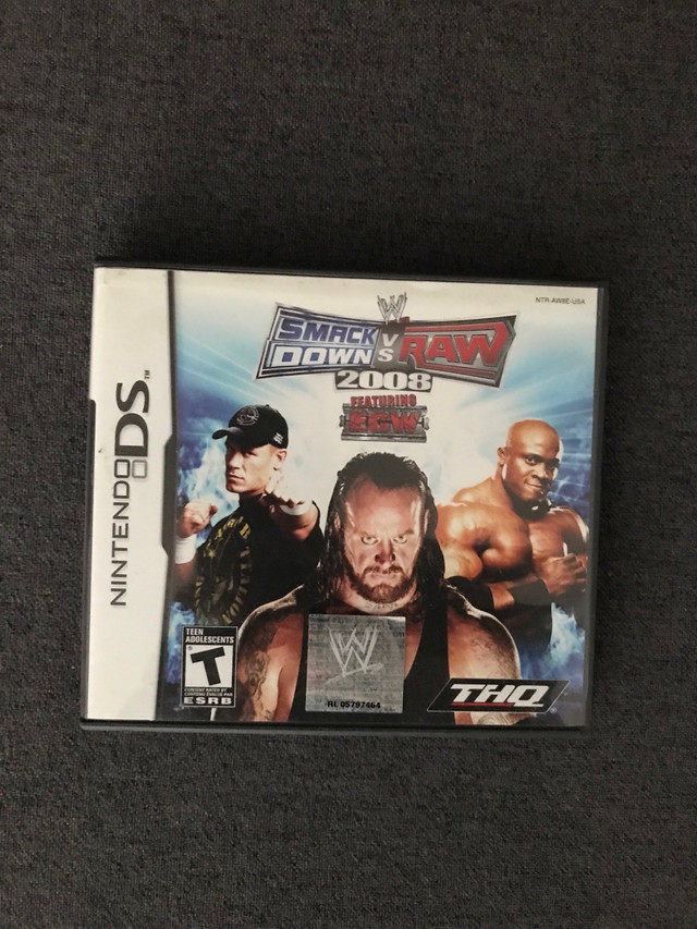 WWE game on Nintendo DS & Plug n play in Other in Hamilton