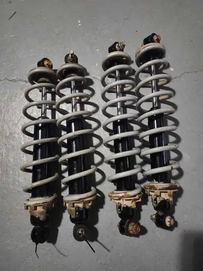 Front shocks 0403-127 Rear shocks 0404-085 Bought new April 2024 $530.00 Will fit 2004 2005 2006 Arc...