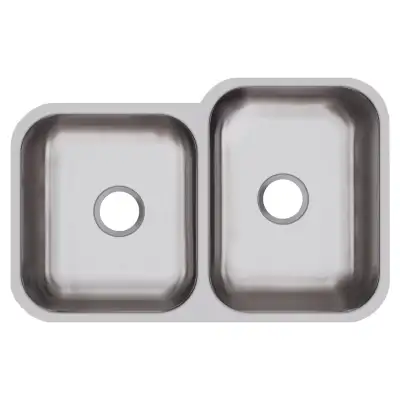 Dayton 32" L x 21" W Double Basin Undermount Kitchen Sink, View more
