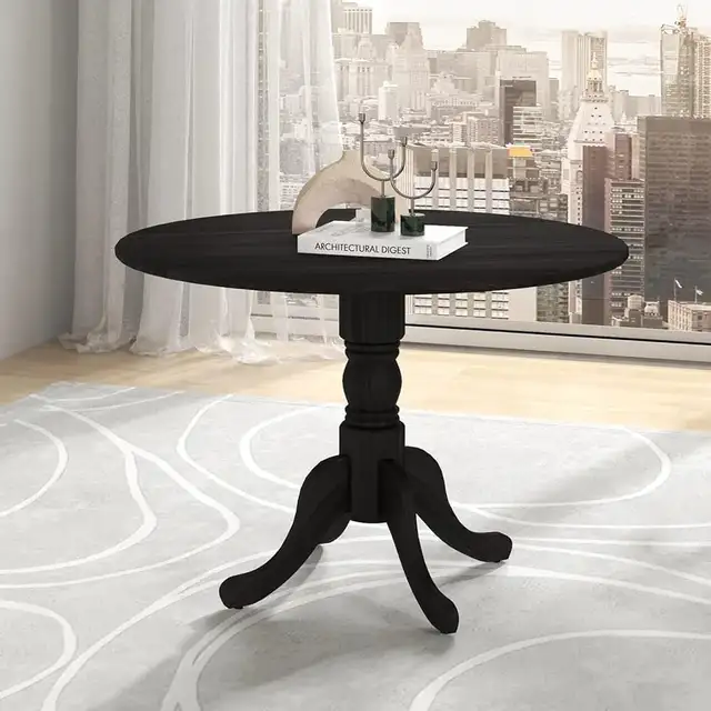 Mid-Century Round Pedestal Dining Table in Dining Tables & Sets in Ottawa - Image 2