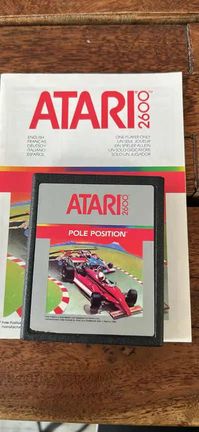 Pole Position - Atari 2600 (“Pole Positn” Misprint Variant), View more