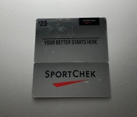 Sportchek $25 Gift Card for $20