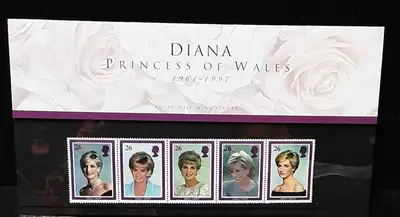 Diana Princess Of Wales 1961-1997 Royal Mint Stamps, View more