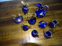 Exquisite Set of Limoges Miniature Pitchers