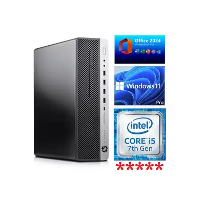 Desktop i5-7500, 16GB RAM, SSD 256GB +HD 500GB, USB3, WiFi: 175$, View more