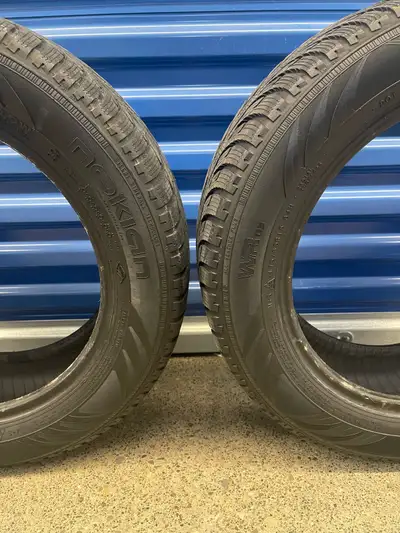 Pair. 175/65R15 84H Nokian WR G3 (Directional). FIRM $40: Two Used All Weather Tires. FIRM Made In R...