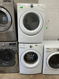  Whirlpool white washer dryer set