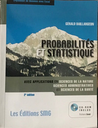 Probabilités et statistiques avec applications en science 2e édi