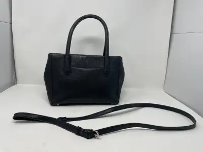Faux Leather Black Handbag, View more