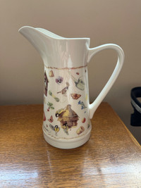 Marjolein Bastin Water Pitcher by Hallmark Nature's Elegance 10"