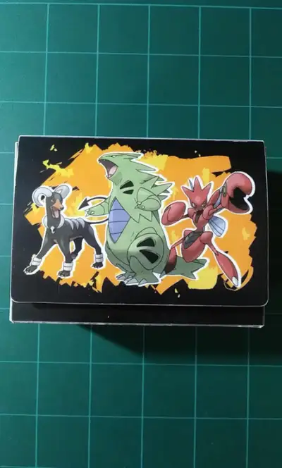 Pokemon TCG Ultra Pro 2010 Deck Box Heartgold Soulsilver Tyranitar Umbreon Espeon Artwork. Good Cond...
