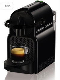 NEW - DeLonghi Nespresso Inissia Coffee Machine, Black