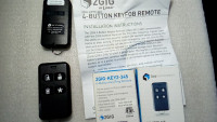 2- 2GIG-4-Button Key Ring Remotes
