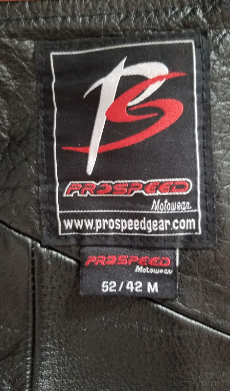 ProSpeed Motorcycle Leather Riding Chaps – Mens Medium 42 to 52 in Men's in City of Toronto - Image 3