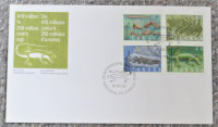 First Day Cover - Prehistoric Life In Canada - April 5, 1991
