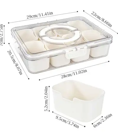 Contenant Alimentaire 8 Compartiments- neuf, View more