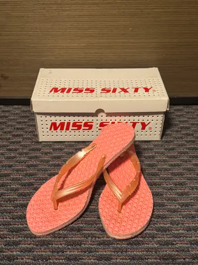 MISS SIXTY Pink Kitten Heel Thong/Flip-Flops, EXCELLENT Conditio, View more