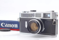 Canon Model 7 Rangefinder Film Camera + 50mm 1.8 Lens From JAPAN