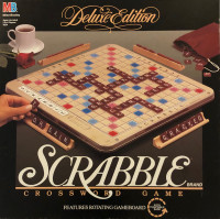 1989: Vintage Deluxe Edition SCRABBLE- Rotating Turntable