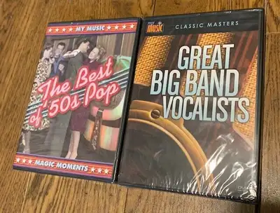 BEST of 50's POP & GRAND BIG BAND VOCALISTS - 2 DVDS - 1 PRICE !, View more