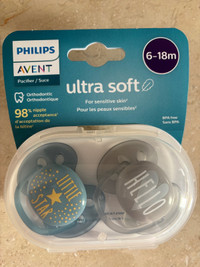 Philips Advent Ultra Soft Pacifier, 6-18 Months, New in Box