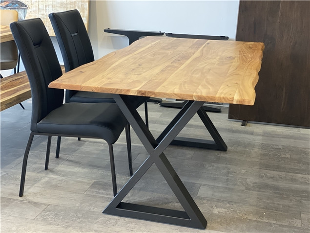 Table de cuisine en bois d'acacia naturel massif 67"L x 36"W dans Mobilier de salle à manger et cuisine  à Longueuil/Rive Sud - Image 2