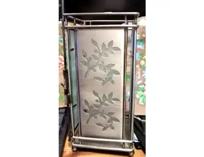 METAL STAINLESS STEEL CANDLE LANTERN, View more