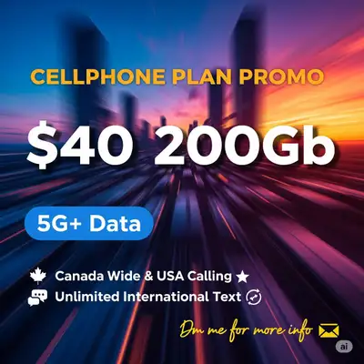 Ultimate $40 Plan with 200GB 5G+, View more
