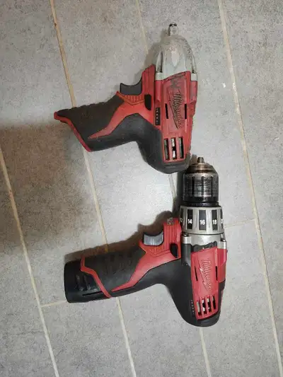milwaukee drill and 3/8 impact, View more