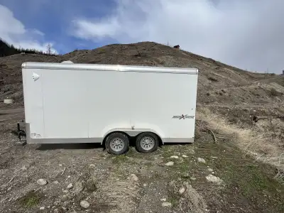 2022 Mirage Enclosed Side x Side trailer for sale. 16 feet long by 7 wide by 7 high. Ramp door at re...