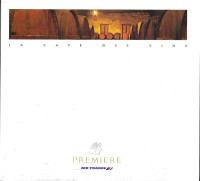1992-93 AIR FRANCE PREMIERE Cave Des Vins / Wine Cellar Booklet