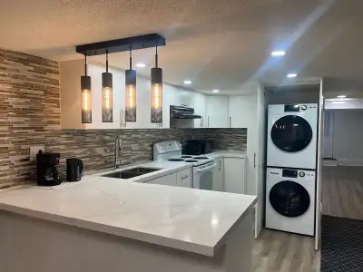 One bedroom apartment. Separate entrance. Everything walking distance. All utilities included. Bus s...