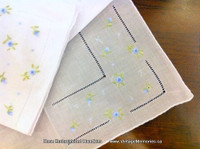 Brand new Beautiful Embroidered cotton Handkerchief for wedding