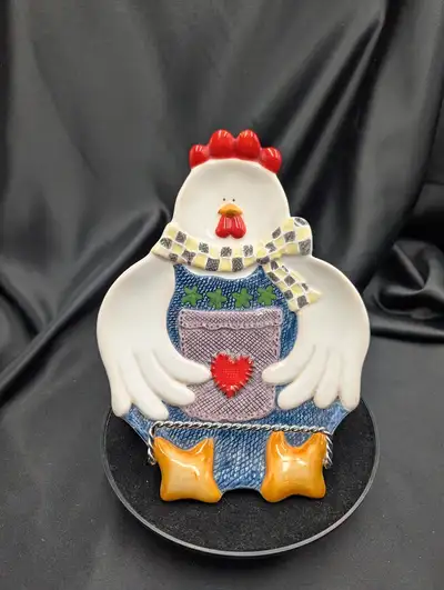Henny Penny Chicken Plate by Cheri Lane Mindspring Studio, View more