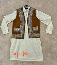 Eid clothes Kurta for Boys ages 5-6. 8-9