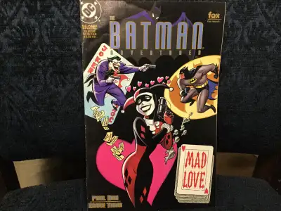 I have a few Batman comic books for sale, including: The Batman Adventures: Mad Love (1st Printing)...