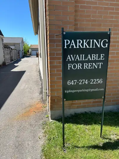 Secure Monthly outdoor Parking – Kipling Ave & Woodbridge ave From $150/month – Passenger, Commercia...