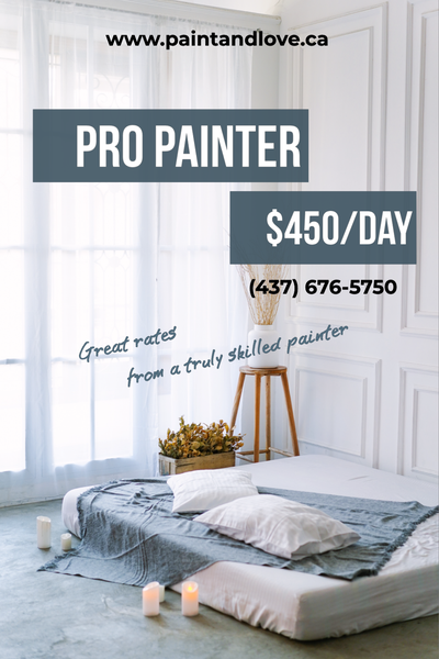Best rate in Toronto for a seasoned Pro painter.  Contact me., View more