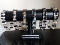 Stretch Bracelets - Pearls, Shell, Beads & Hematite $4 to $50