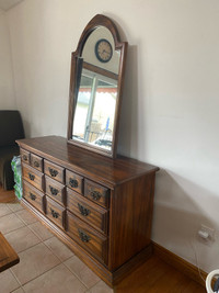 Dresser and Mirror $140