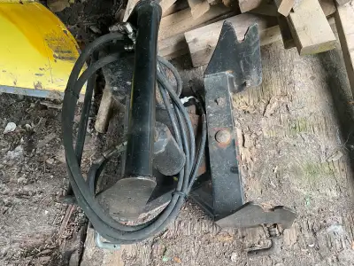 John Deere front quick hitch and blade, View more