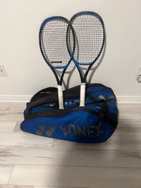 Raquettes et sac de tennis YONEX