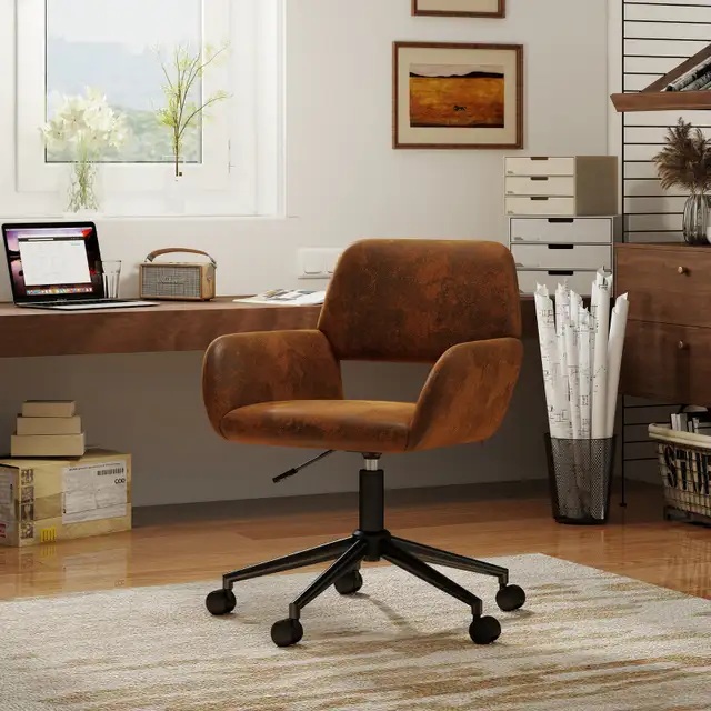 Ross Modern Upholstered Office Chair · Homy Casa Canada in Chairs & Recliners in Markham / York Region - Image 9