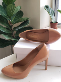 Calvin Klein Heels Women's Stiletto Size 8 Leather