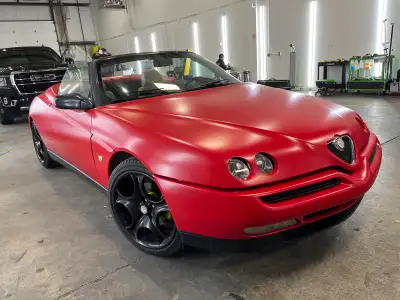 1996 Alfa Romeo 916 Twin Spark Spider. Only 105,000 kms. 2.0L 4 cylinder 150hp. New matte red wrap,...