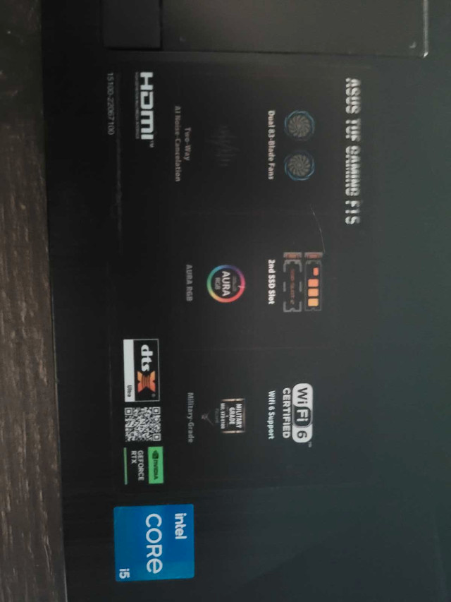 TUF gaming laptop f15 (Acer, windows 11) in Laptops in Ottawa - Image 3